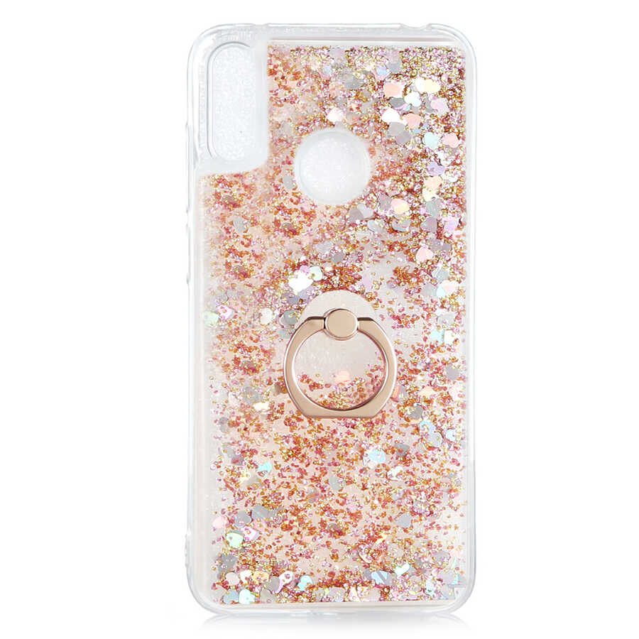 Huawei Y6 2019 Kılıf Zore Milce Kapak - Gold