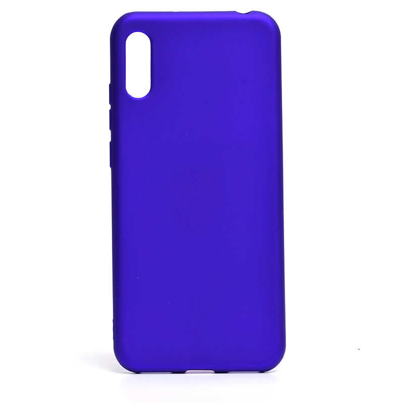 Huawei Y6 2019 Kılıf Zore Premier Silikon Kapak - Saks Mavi