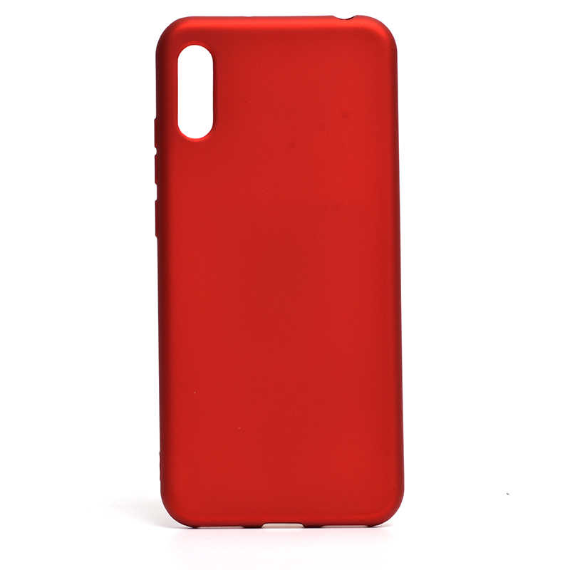 Huawei Y6 2019 Kılıf Zore Premier Silikon Kapak - Kırmızı