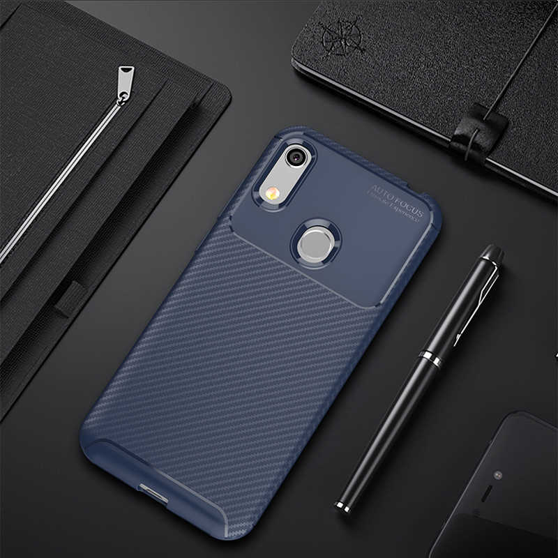 Huawei Y6S 2019 Kılıf Zore Negro Silikon Kapak - Lacivert