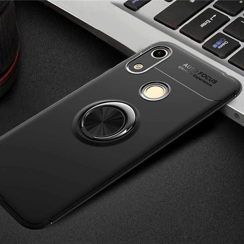 Huawei Y6S 2019 Kılıf Zore Ravel Silikon Kapak - Siyah