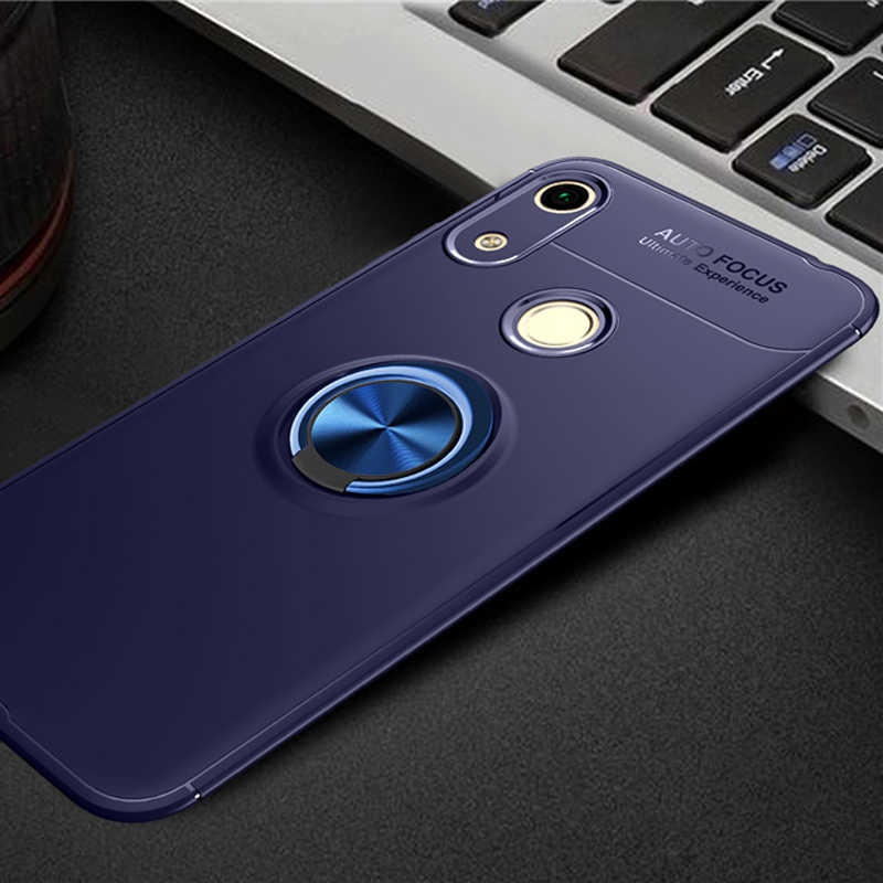 Huawei Y6S 2019 Kılıf Zore Ravel Silikon Kapak - Mavi