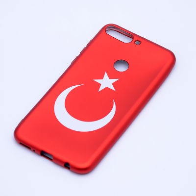 Huawei Y7 2018 Kılıf Zore Bayrak Silikon - 2