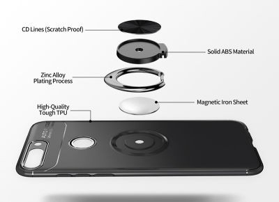 Huawei Y7 2018 Kılıf Zore Ravel Silikon Kapak - 5