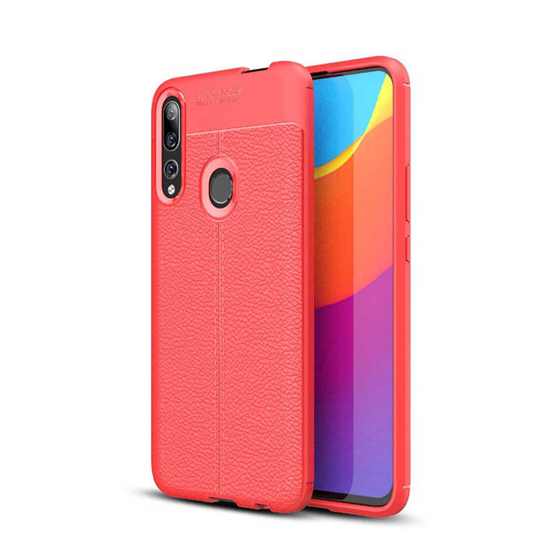 Huawei Y9 Prime 2019 Kılıf Zore Niss Silikon Kapak - Kırmızı