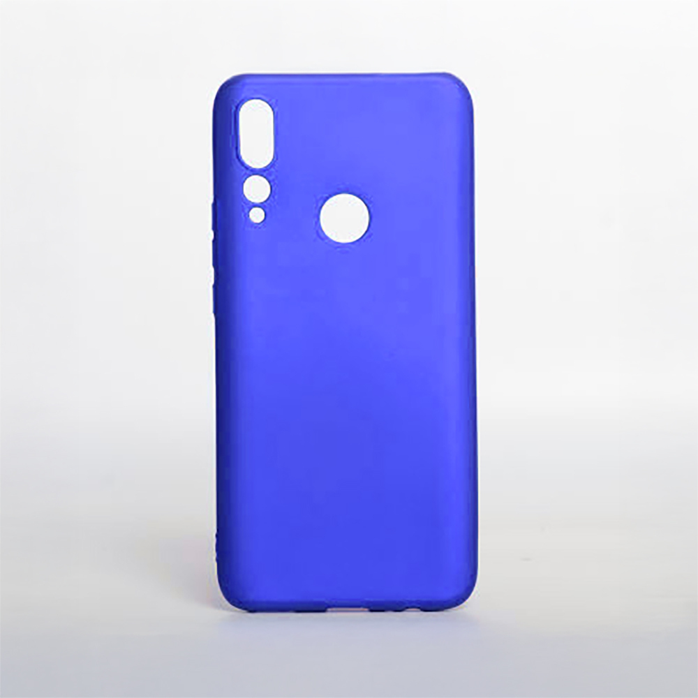 Huawei Y9 Prime 2019 Kılıf Zore Premier Silikon Kapak - Saks Mavi