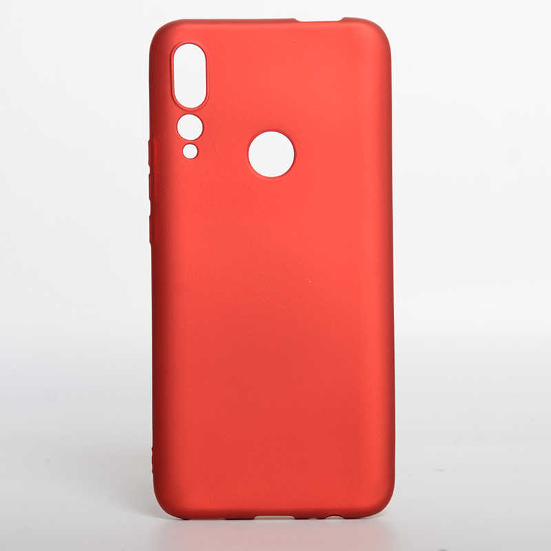 Huawei Y9 Prime 2019 Kılıf Zore Premier Silikon Kapak - Kırmızı