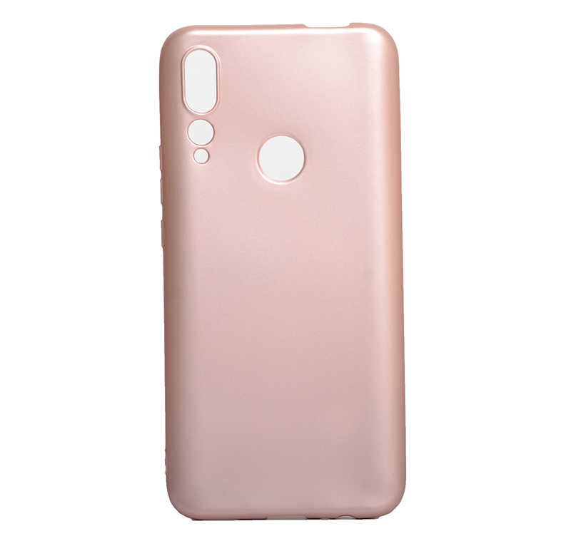 Huawei Y9 Prime 2019 Kılıf Zore Premier Silikon Kapak - Rose Gold