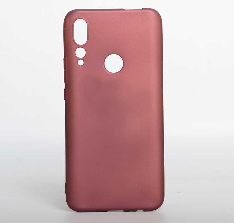 Huawei Y9 Prime 2019 Kılıf Zore Premier Silikon Kapak - Mürdüm