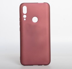 Huawei Y9 Prime 2019 Kılıf Zore Premier Silikon Kapak Mürdüm