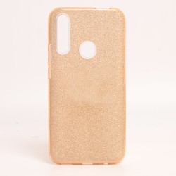 Huawei Y9 Prime 2019 Kılıf Zore Shining Silikon Gold