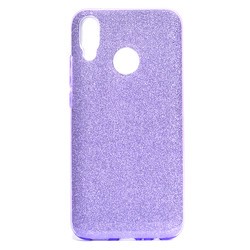 Huawei Y9 Prime 2019 Kılıf Zore Shining Silikon Mor