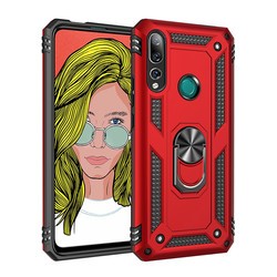 Huawei Y9 Prime 2019 Kılıf Zore Vega Kapak Kırmızı