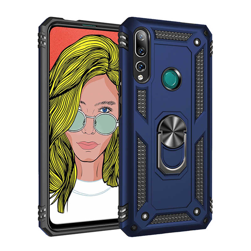 Huawei Y9 Prime 2019 Kılıf Zore Vega Kapak - Mavi