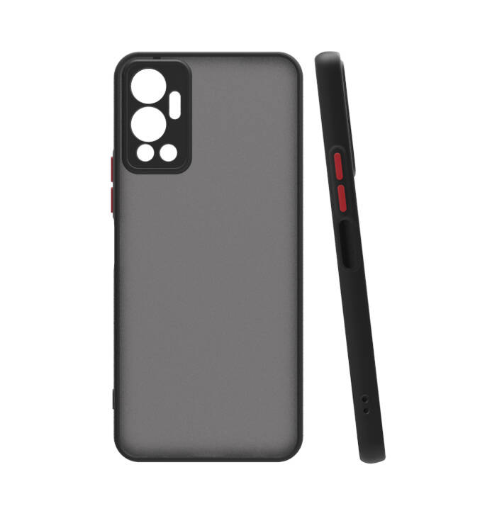 İnfinix Hot 12 Kılıf Zore Hux Kapak - Siyah