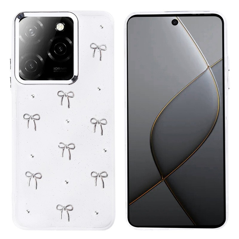 İnfinix Hot 40 Case Airbag Designed Glitter Transparent Zore Kutup Cover - 2