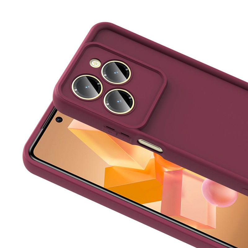 Infinix Hot 40 Pro Case Camera Protected Zore Ananas Cover - 7