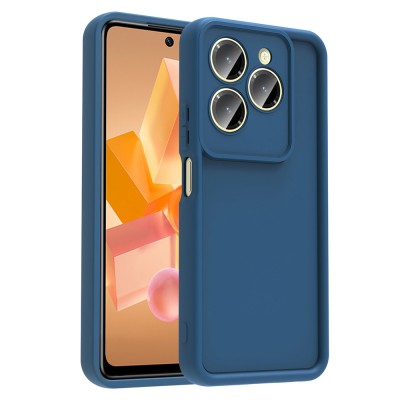 Infinix Hot 40 Pro Case Camera Protected Zore Ananas Cover - 3