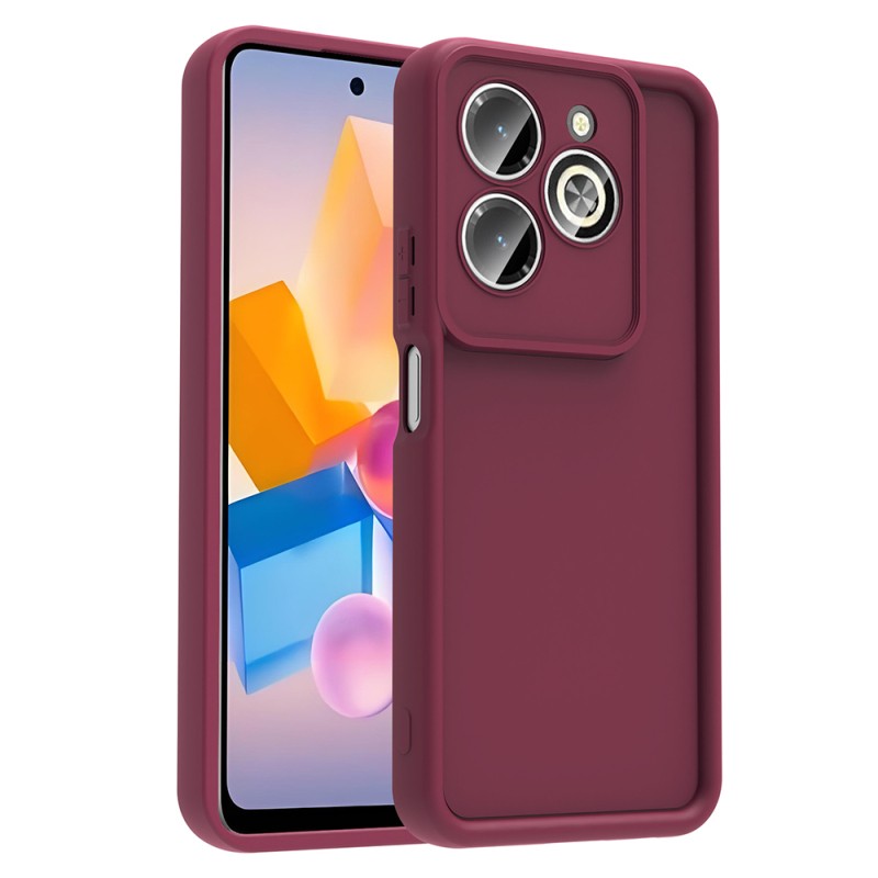 Infinix Hot 40i Case Camera Protection Zore Ananas Cover - 3