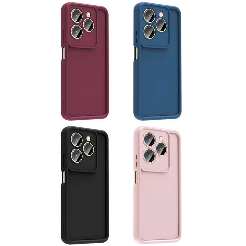 Infinix Hot 40i Case Camera Protection Zore Ananas Cover - 14