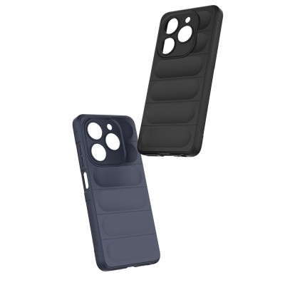 Infinix Hot 40i Case Flexible TPU Hollow Back Surface Design Zore Etnik Silicone Cover - 7