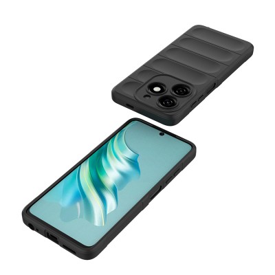 Infinix Hot 40i Case Flexible TPU Hollow Back Surface Design Zore Etnik Silicone Cover - 9