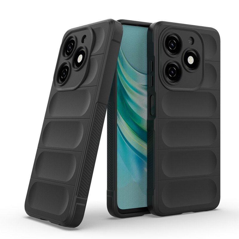 Infinix Hot 40i Case Flexible TPU Hollow Back Surface Design Zore Etnik Silicone Cover - 17