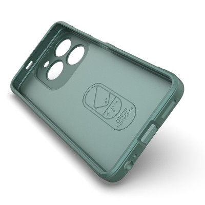Infinix Hot 40i Case Flexible TPU Hollow Back Surface Design Zore Etnik Silicone Cover - 20