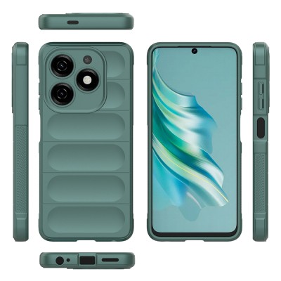 Infinix Hot 40i Case Flexible TPU Hollow Back Surface Design Zore Etnik Silicone Cover - 29