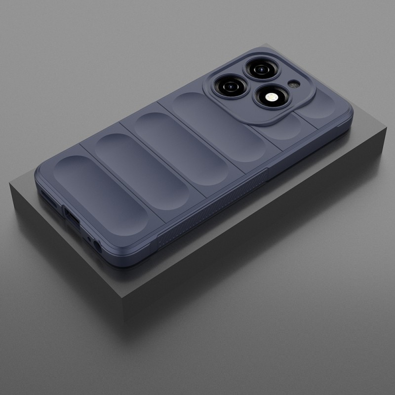 Infinix Hot 40i Case Flexible TPU Hollow Back Surface Design Zore Etnik Silicone Cover - 33
