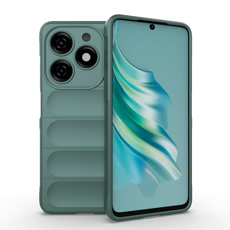 Infinix Hot 40i Case Flexible TPU Hollow Back Surface Design Zore Etnik Silicone Cover - 1