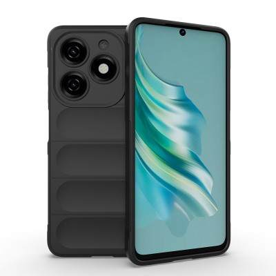 Infinix Hot 40i Case Flexible TPU Hollow Back Surface Design Zore Etnik Silicone Cover - 3