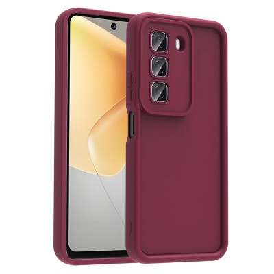 Infinix Hot 50 4G Case Camera Protection Zore Ananas Cover - 5