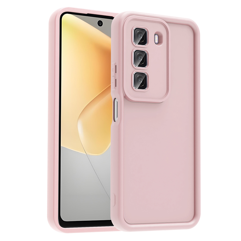 İnfinix Hot 50 4G Kılıf Kamera Korumalı NXXA Ananas Kapak - Pembe