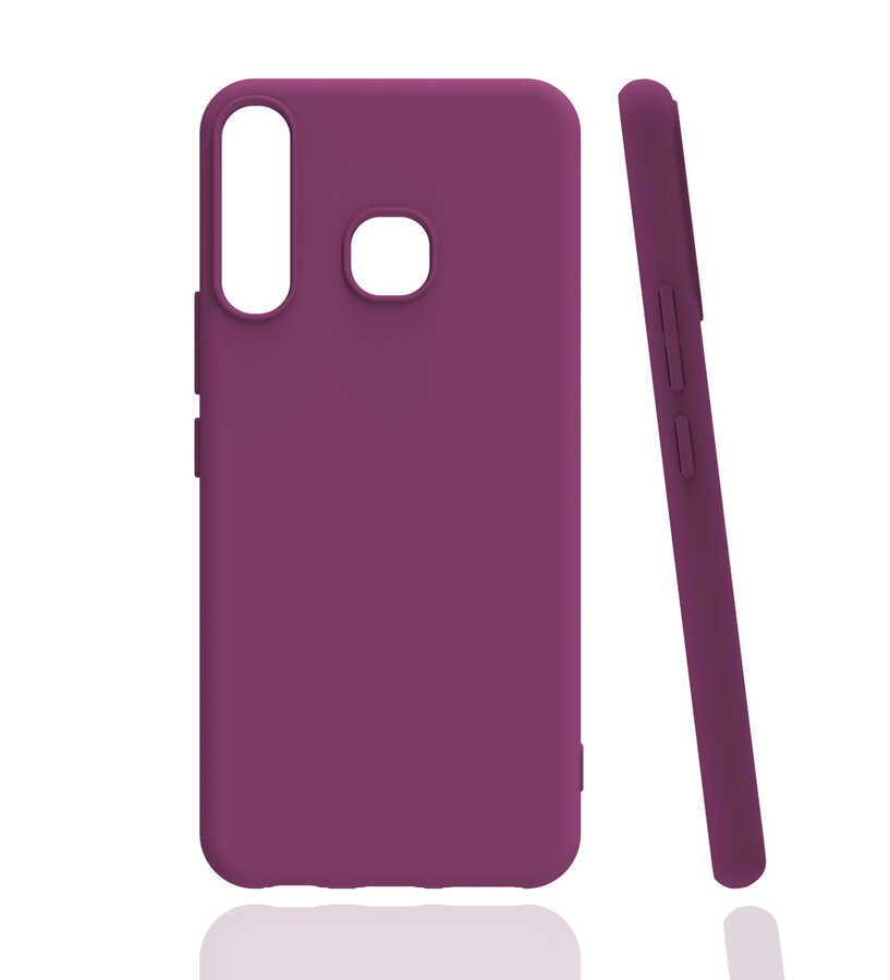 İnfinix Hot 8 Kılıf Zore Biye Silikon - Mor