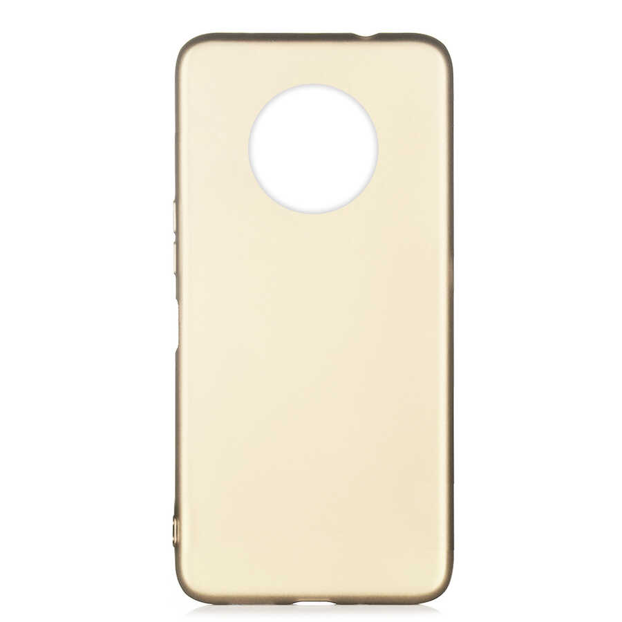 İnfinix Note 7 Kılıf Zore Premier Silikon Kapak - Gold