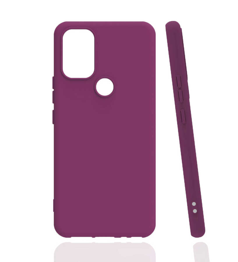 İnfinix Smart 5 Kılıf Zore Biye Silikon - Mor