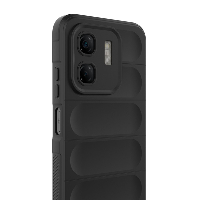 Infinix Smart 9 Case Flexible TPU Hollow Back Surface Design Zore Etnik Silicone Cover - 12