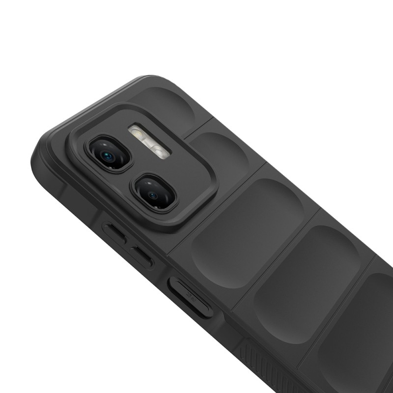 Infinix Smart 9 Case Flexible TPU Hollow Back Surface Design Zore Etnik Silicone Cover - 14