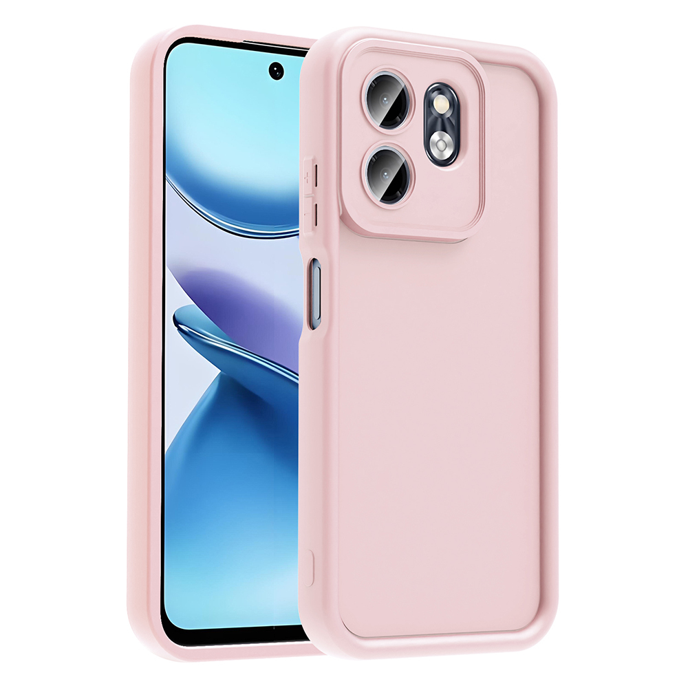 İnfinix Smart 9 Kılıf Kamera Korumalı Zore Ananas Kapak - Pembe