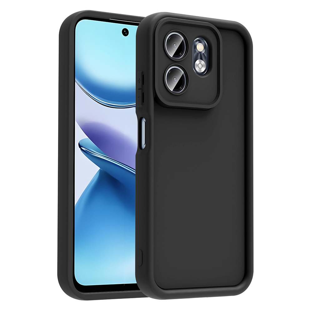 İnfinix Smart 9 Kılıf Kamera Korumalı Zore Ananas Kapak - Siyah