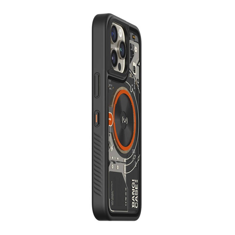 iPhone 14 Pro Max Kılıf Özelleştirilebilir 3 Fonksiyonlu Bluetooth Bağlantılı Bitmo Lab Bangcase Akıllı M-safe Kapak - 5