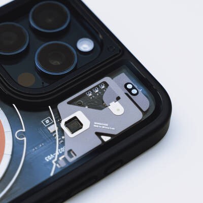iPhone 14 Pro Max Kılıf Özelleştirilebilir 3 Fonksiyonlu Bluetooth Bağlantılı Bitmo Lab Bangcase Akıllı M-safe Kapak - 16