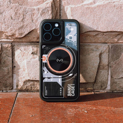 iPhone 14 Pro Max Kılıf Özelleştirilebilir 3 Fonksiyonlu Bluetooth Bağlantılı Bitmo Lab Bangcase Akıllı M-safe Kapak - 19