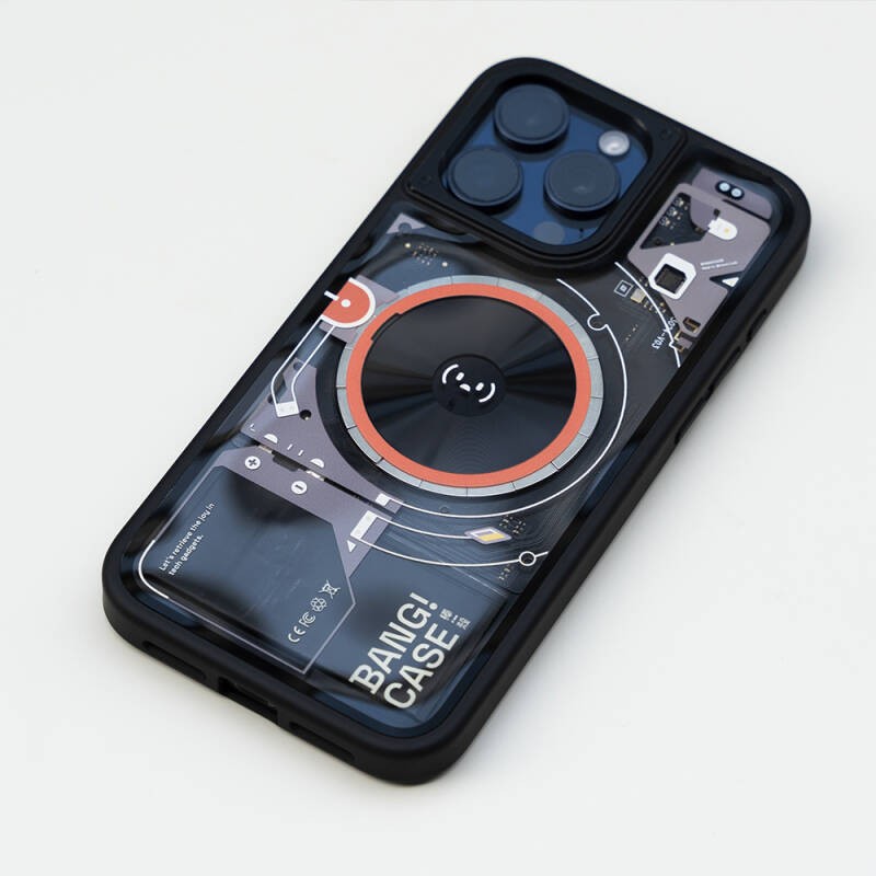 iPhone 14 Pro Max Kılıf Özelleştirilebilir 3 Fonksiyonlu Bluetooth Bağlantılı Bitmo Lab Bangcase Akıllı M-safe Kapak - 24