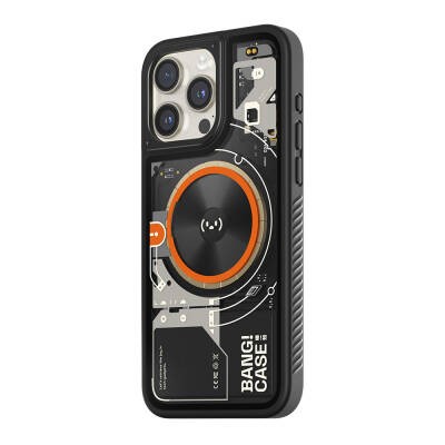 iPhone 15 Pro Max Kılıf Özelleştirilebilir 3 Fonksiyonlu Bluetooth Bağlantılı Bitmo Lab Bangcase Akıllı M-safe Kapak - 6