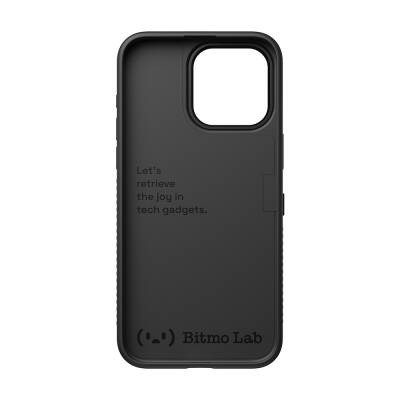 iPhone 15 Pro Max Kılıf Özelleştirilebilir 3 Fonksiyonlu Bluetooth Bağlantılı Bitmo Lab Bangcase Akıllı M-safe Kapak - 12