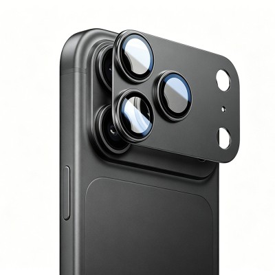 iPhone 18 Pro Max Mohseven Sapphire Alüminyum Safir Kamera Lens Koruyucu - 9