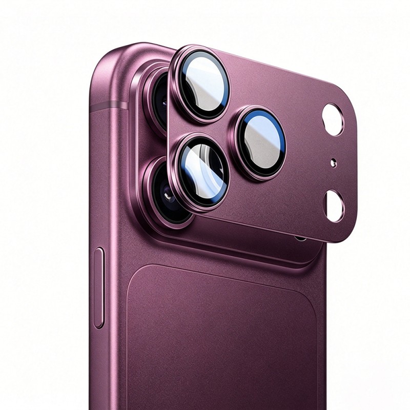 iPhone 18 Pro Max Mohseven Sapphire Alüminyum Safir Kamera Lens Koruyucu - 8