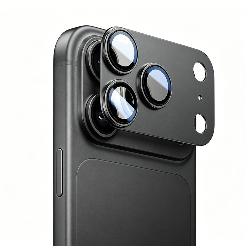 iPhone 18 Pro Mohseven Sapphire Alüminyum Safir Kamera Lens Koruyucu - 6